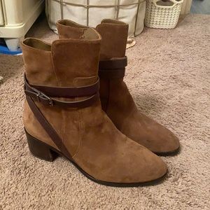 Via Spiga Buckled Strap Bootie